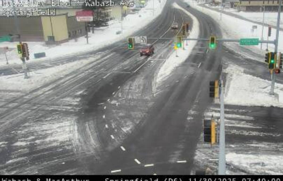 More than 8.5 inches of snow fell in the Springfield area by Sunday morning.