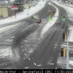 More than 8.5 inches of snow fell in the Springfield area by Sunday morning.