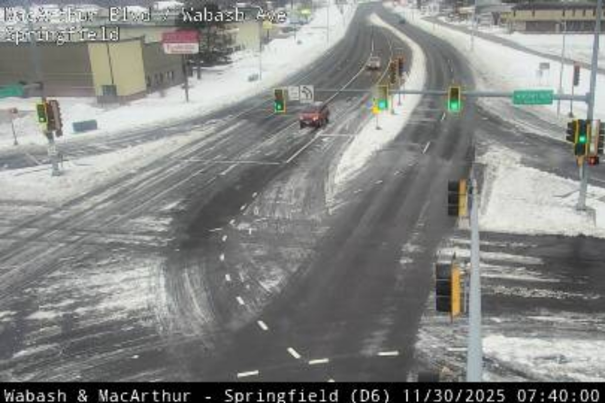 More than 8.5 inches of snow fell in the Springfield area by Sunday morning.