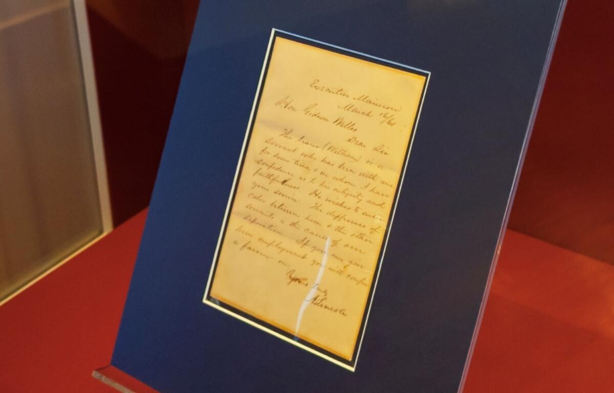 This letter is now on display at the Abraham Lincoln Presidential Library and Museum.