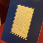This letter is now on display at the Abraham Lincoln Presidential Library and Museum.