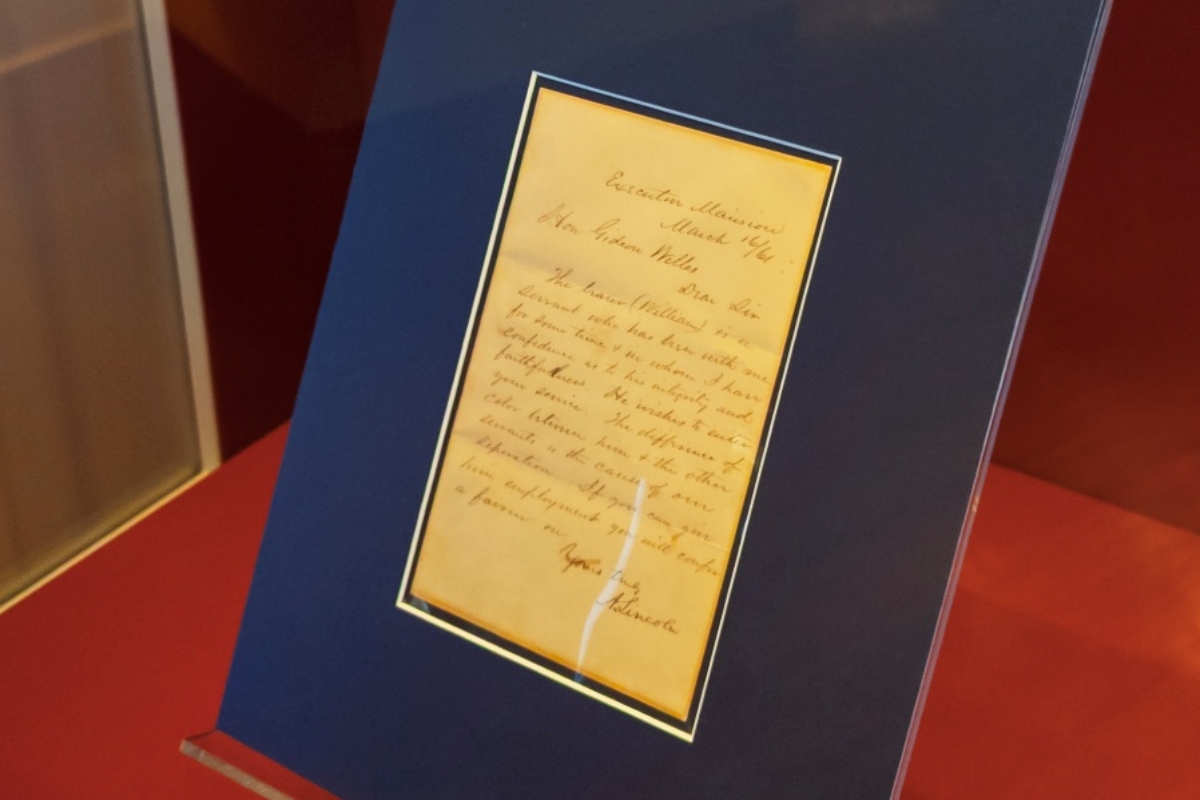 This letter is now on display at the Abraham Lincoln Presidential Library and Museum.