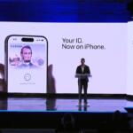 Secretary of State Alexi Giannoulias announces that Illinois drivers will be able to access their IDs via their Apple wallet at a Nov. 18, 2025, event. (Screenshot from Illinois.gov)