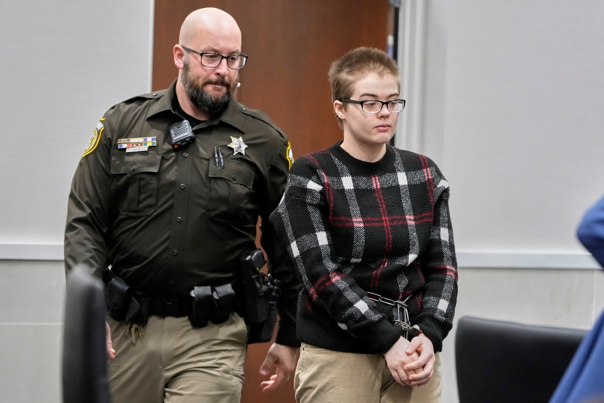 FILE - Morgan Geyser appears in a Waukesha County courtroom Jan. 9, 2025, in Waukesha, Wis. (AP Photo/Morry Gash, File)