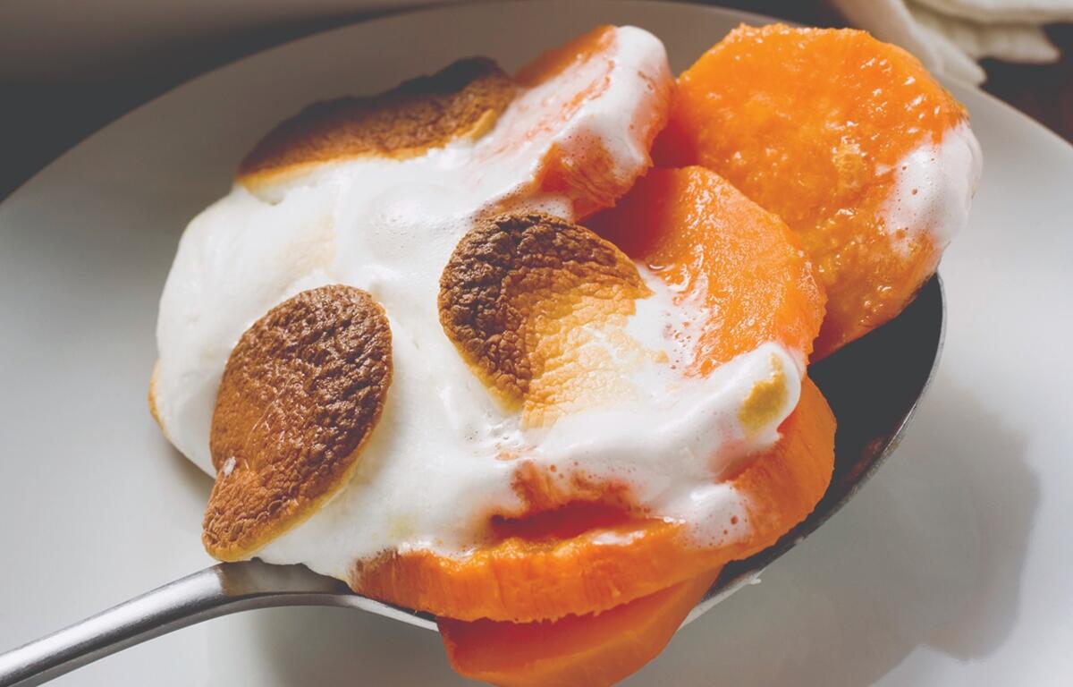 Those who want to make their sweet potatoes a little more sweet this holiday season can try this recipe for "Sweet Potato Marshmallow Gratin."
