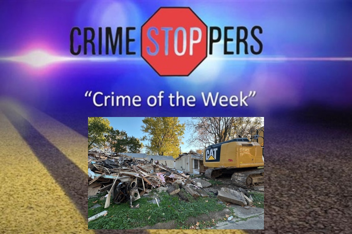 Do you know who used this excavator to tear down half a home in Petersburg?