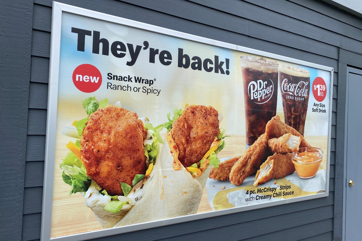 McDonald's Snack Wraps