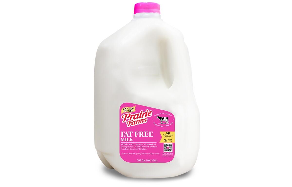 Prairie Farms fat free milk