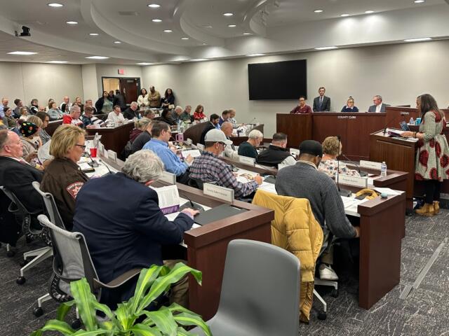 A meeting of the Sangamon County Board.