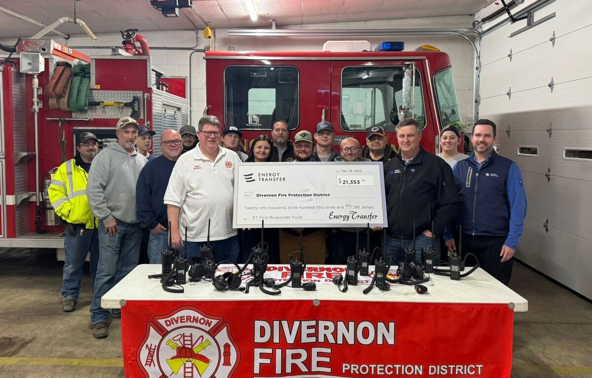 The Divernon Fire Protection District receives a grant for more than $21,000.