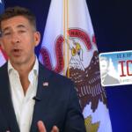 A screenshot of Illinois Secretary of State Alexi Giannoulias reading some of the rejected personalized license plates.