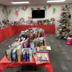 Thanks to donors and the HSHS St. John's Hospital Foundation, parents of Children's Hospital patients got to "shop" for Christmas presents, many of which were in this conference room.