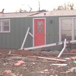 After an EF-2 tornado ripped through Long Creek, the roof of a home on Skyline Drive is a pile of debris and the family's life is turned upside down.