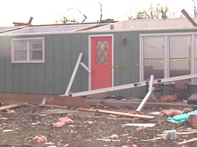 After an EF-2 tornado ripped through Long Creek, the roof of a home on Skyline Drive is a pile of debris and the family's life is turned upside down.