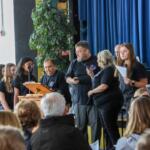 Students at Lincoln Magnet School talk to an astronaut on the International Space Station with the help of amateur radio operators.