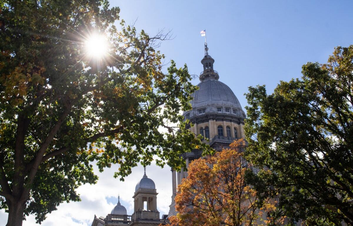 The Illinois State Capitol is pictured in Springfield. (Capitol News Illinois photo by Jerry Nowicki)