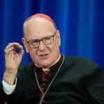 FILE - Cardinal Timothy Dolan of New York attends a news conference at the North American College in Rome, May 9, 2025. (AP Photo/Gregorio Borgia, File)