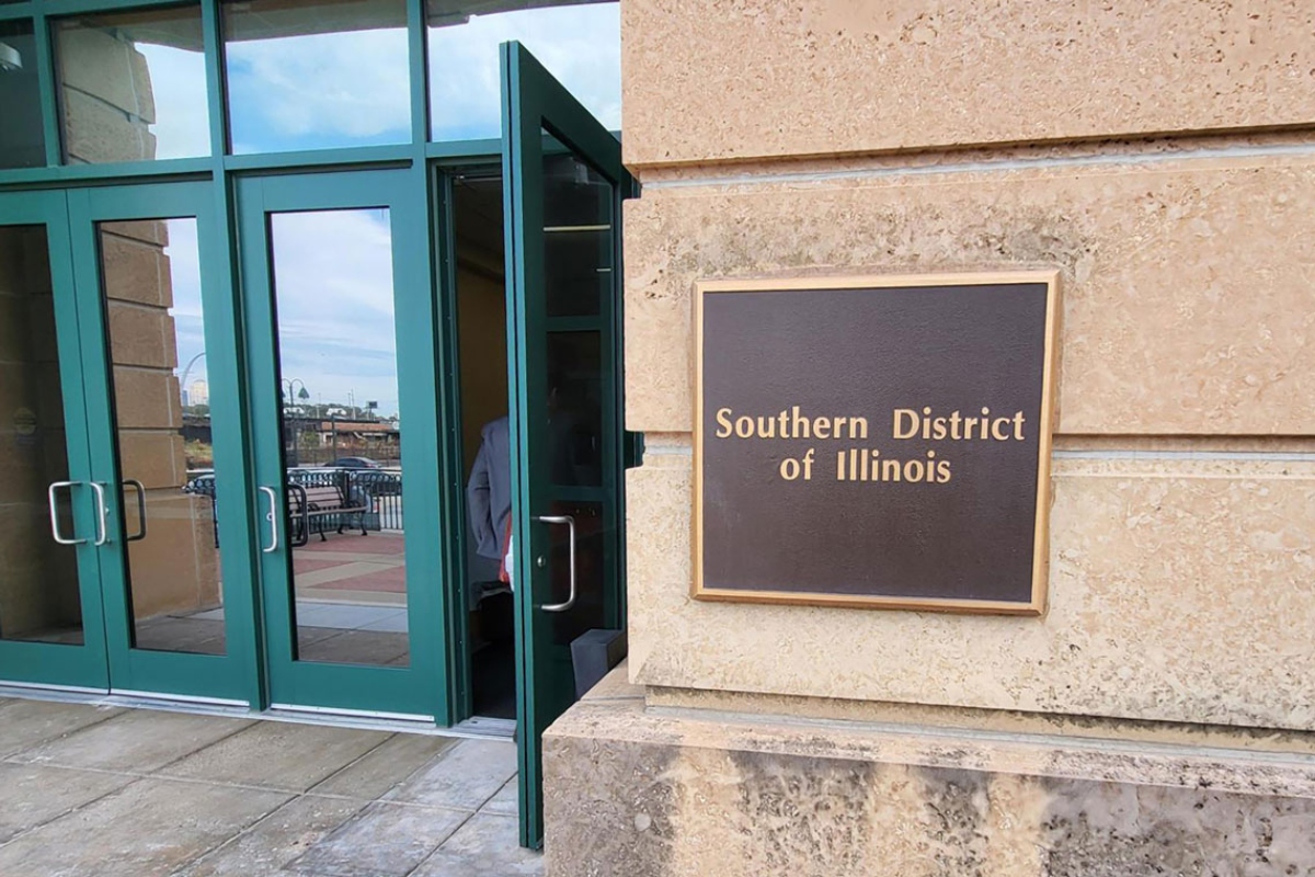 The federal courthouse for the Southern District of Illinois is pictured in East St. Louis. (Capitol News Illinois file photo by Peter Hancock)