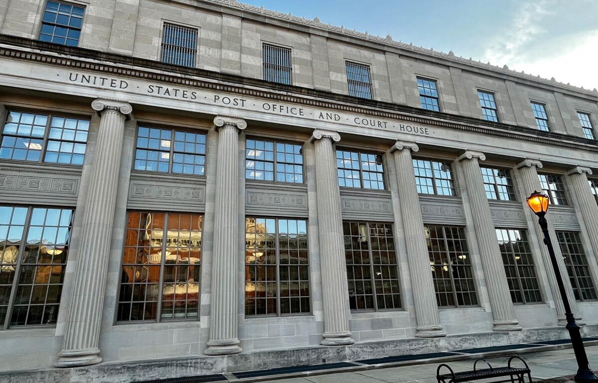 The Paul Findley Federal Courthouse is pictured in Springfield. (Capitol News Illinois file photo by Hannah Meisel)
