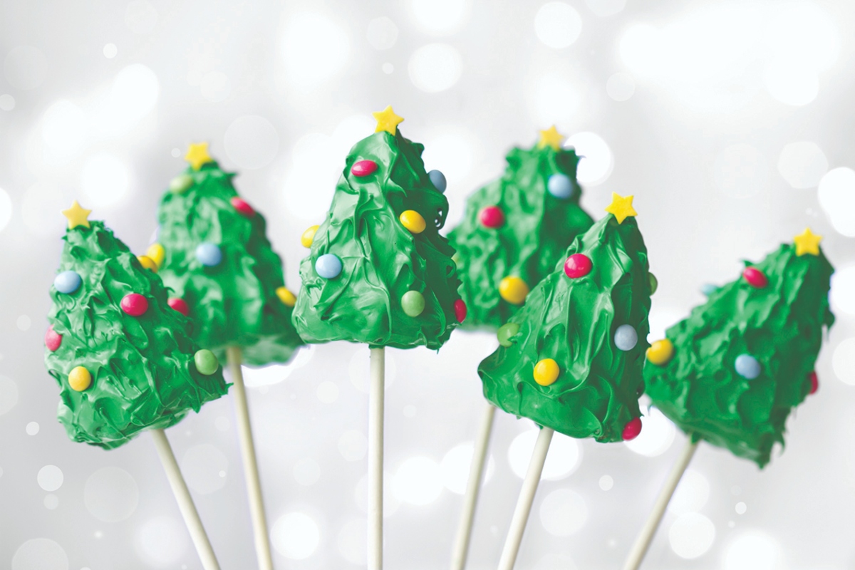 Holiday cake pops