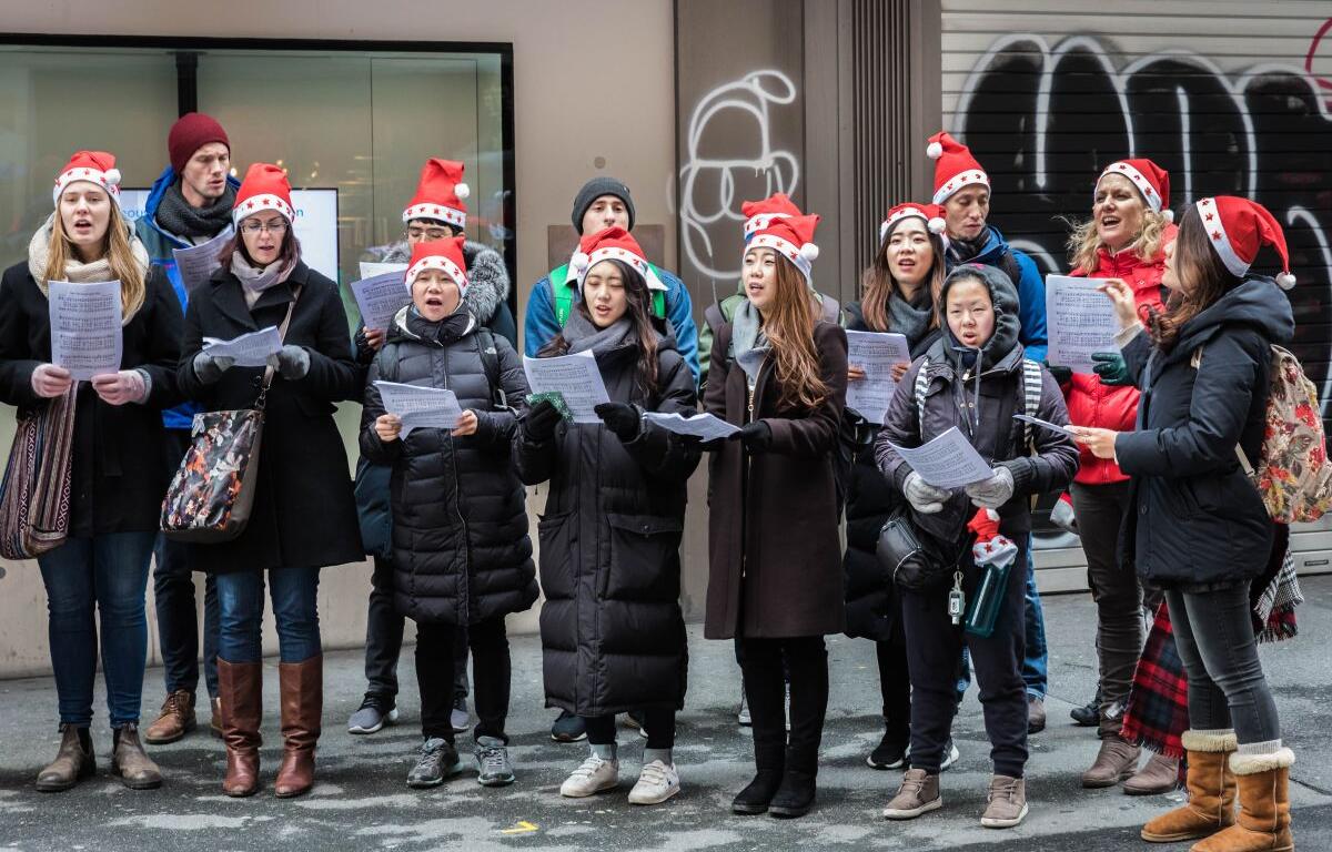 caroling