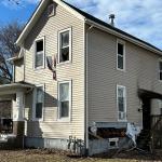 This home near 4th and North Grand in Springfield was damaged by fire Monday morning.