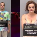 Christopher Rixner (left) and Melissa Hubbard are wanted by the Sangamon County Sheriffs Department for Retail Theft.