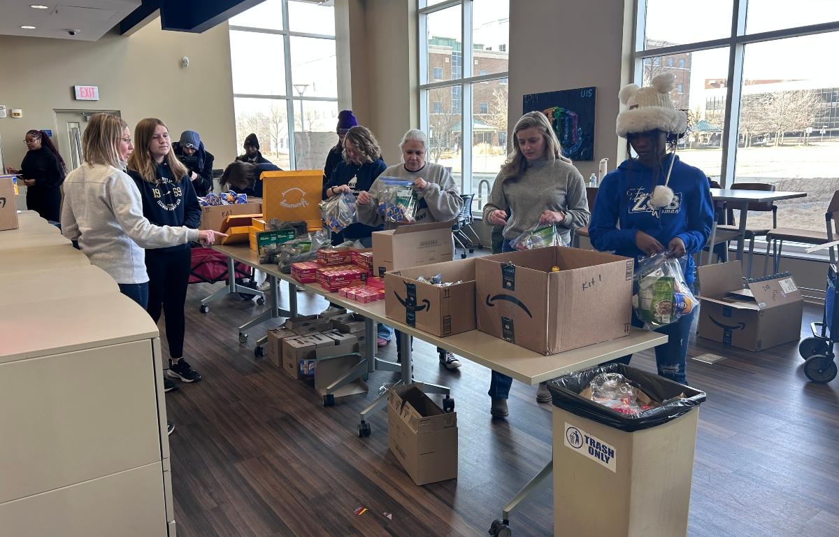 The Martin Luther King, Jr. Day of Service was held Friday at the University of Illinois Springfield.