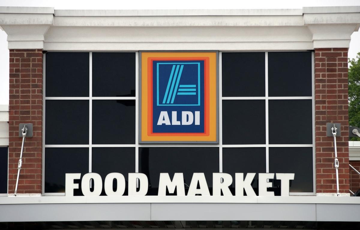 FILE - An Aldi's Food Market in Salem, N.H on June 5, 2017. (AP Photo/Elise Amendola, File)