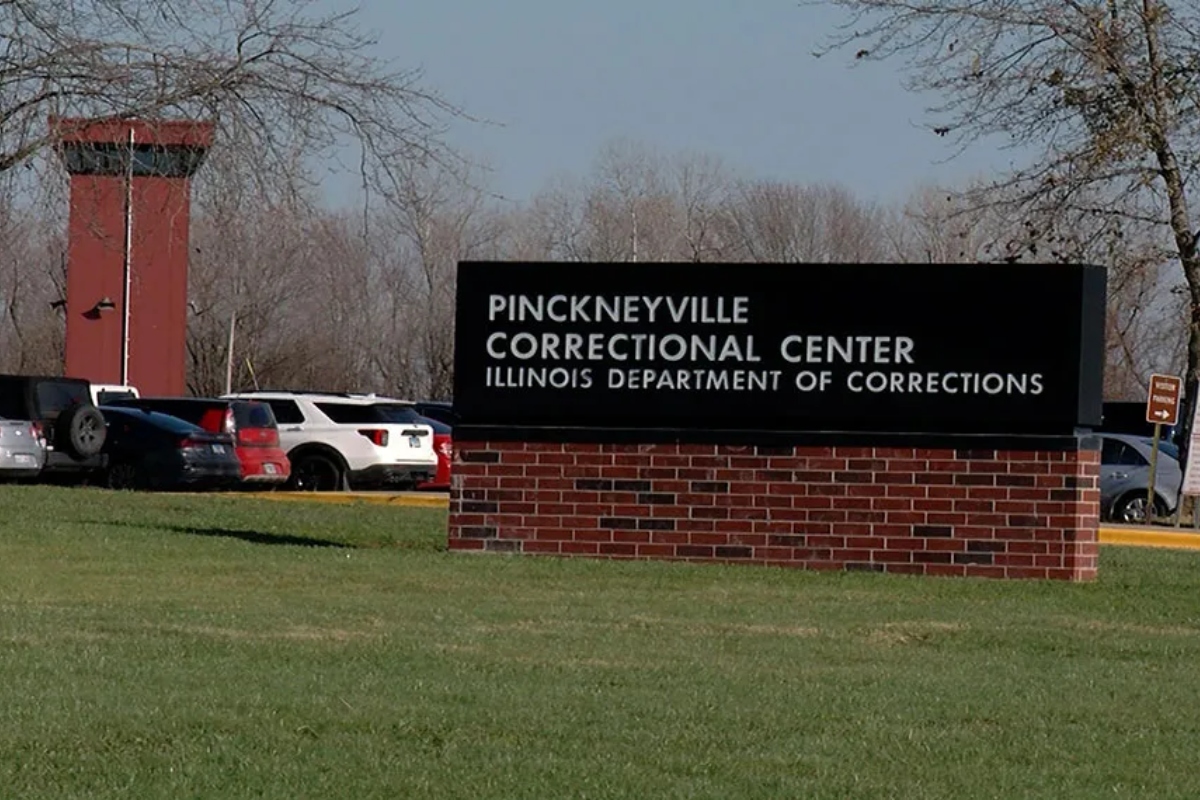 Pinckneyville Correctional Center is pictured in southern Illinois. (Capitol News Illinois photo by Andrew Campbell)