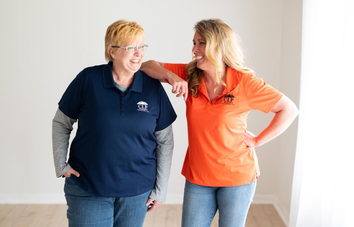 Cheri Plummer and Angel Najdek of CLP Insurance Solutions