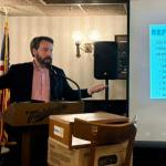 Carlos Ortega speaks to the Springfield Rotary Club.