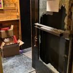 Someone reportedly threw a brick through the front door of Daisy Jane's in Springfield late Sunday night.