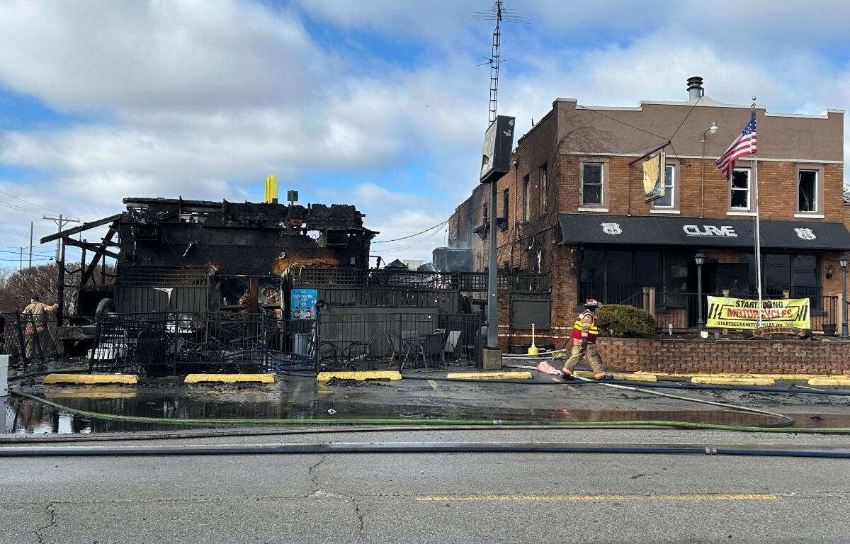Fire caused extensive damage to the Curve Inn Friday, Feb. 20.