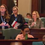 Rep. Robyn Gabel has filed a motion to take a second vote on a bill that would give state regulators authority to review and approve homeowners’ insurance rates in Illinois. (Capitol News Illinois file photo by Jerry Nowicki)