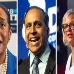 Lt. Gov. Juliana Stratton, U.S. Rep. Raja Krishnamoorthi and U.S. Rep. Robin Kelly. (Capitol News Illinois photos by Jerry Nowicki)