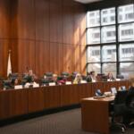 The Illinois Accountability Commission hears testimony from a dozen experts and advocates at its Feb. 24, 2026, public meeting in downtown Chicago. (Capitol News Illinois photo by Maggie Dougherty)