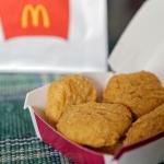 FILE - In this March 4, 2015, file photo, an order of McDonald's Chicken McNuggets is displayed for a photo in Olmsted Falls, Ohio. (AP Photo/Mark Duncan, File)
