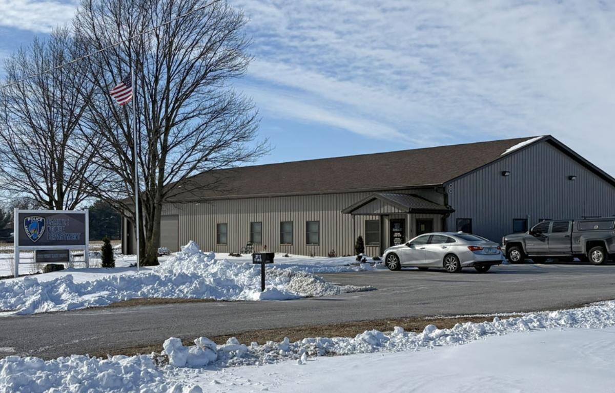 The police department in Carlyle, Illinois, as seen on Friday, Jan. 30, 2026. (Capitol News Illinois photo by Beth Hundsdorfer)