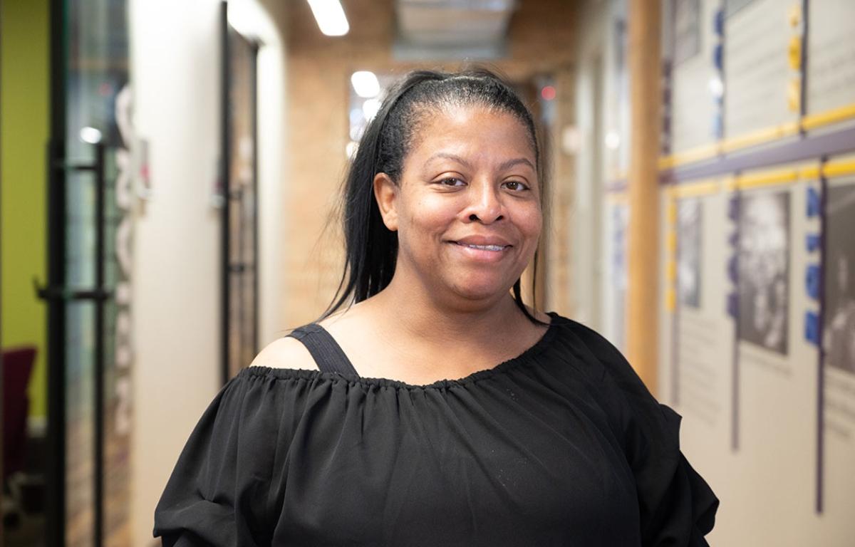 Pamela Franks is a home child care provider in Springfield who relies on money from federal child care and family services programs that are under threat from the Trump administration. (photo submitted by SEIU Healthcare Illinois via Capitol News Illinois)