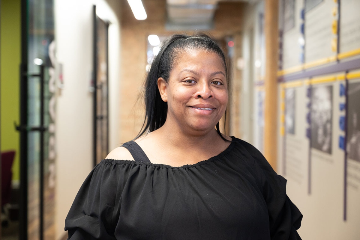 Pamela Franks is a home child care provider in Springfield who relies on money from federal child care and family services programs that are under threat from the Trump administration. (photo submitted by SEIU Healthcare Illinois via Capitol News Illinois)