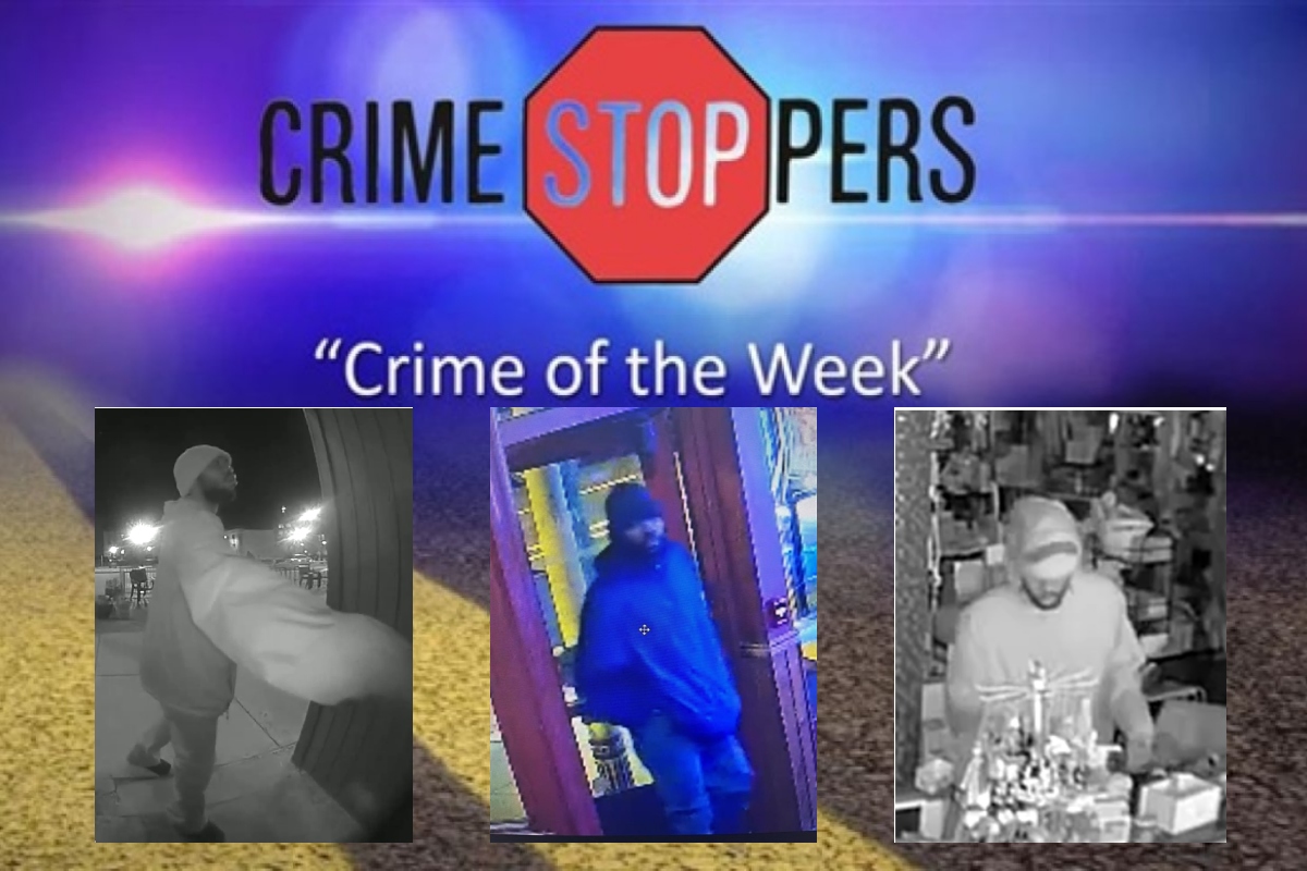 Can you identify the man who is believed to have broken into Custom Cup and Daisy Jane's in Downtown Springfield?