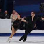 Russia. Moscow. Sports Palace "Megasport". November 16, 2018. ISU Grand Prix of Figure Skating - Rostelecom Cup. Pairs Short Program. Deanna Stellato-Dudek and Nathan Bartholomay