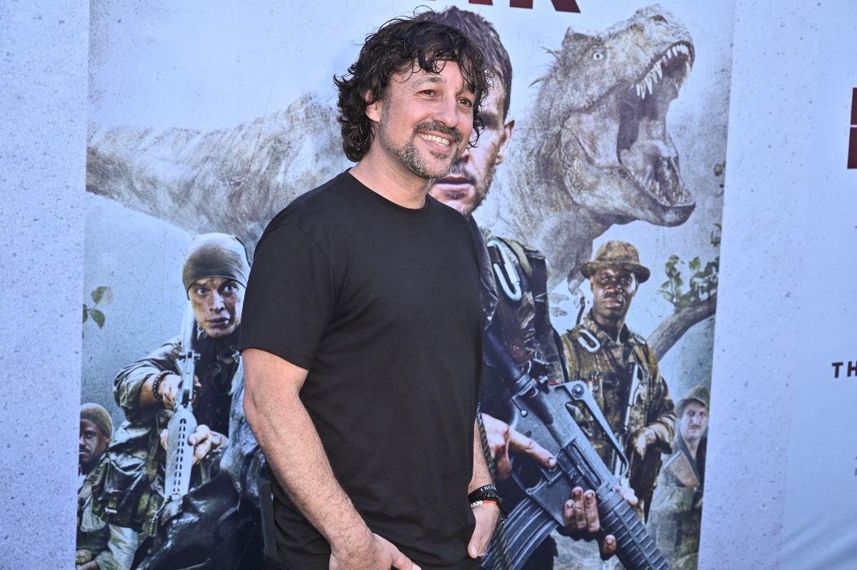 Thomas Ian Nicholas attends the Primitive War film premiere in 2025.
