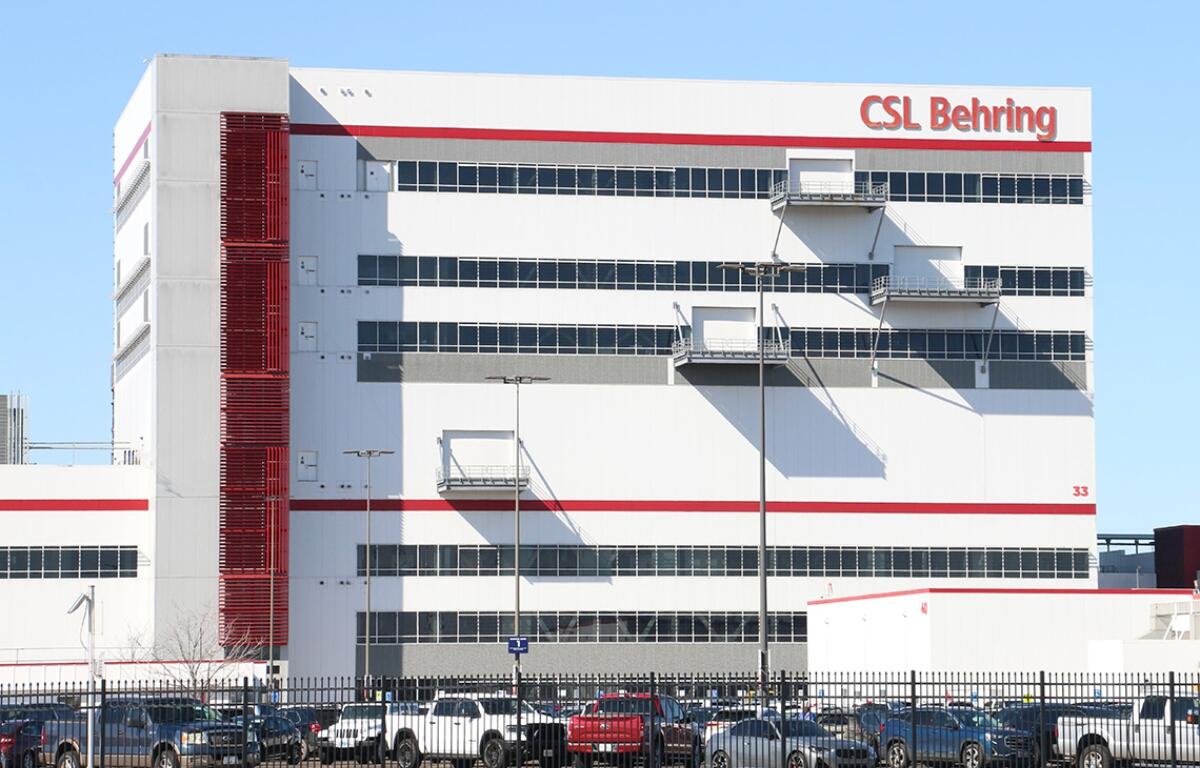 Australian biopharma company CSL will invest $1.5 billion to expand its Kankakee manufacturing facility, creating 300 high-skilled jobs by 2031. (Capitol News Illinois photo by Maggie Dougherty)