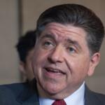 Gov. JB Pritzker takes questions from reporters during Agriculture Day at the Illinois Capitol on Tuesday, March 24, 2026. (Capitol News Illinois photo by Jenna Schweikert)