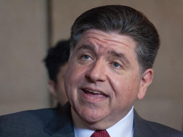Gov. JB Pritzker takes questions from reporters during Agriculture Day at the Illinois Capitol on Tuesday, March 24, 2026. (Capitol News Illinois photo by Jenna Schweikert)