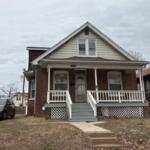 The house in the 2500 block of Iowa Street in Granite City where an illegal dental office operated. (Capitol News Illinois photo by Beth Hundsdorfer)