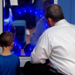 The Horace Mann Educators Foundation donated interactive panels, which use lights and sounds to help students calm down.