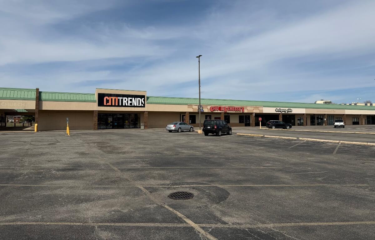 The Town & Country Shopping Center also contains the "CitiTrends" store and a Chuck E Cheese.  (Will Stevenson)